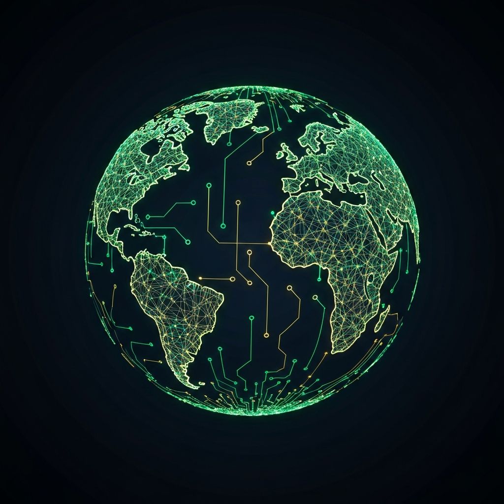 AI and data analytics visualization representing Nairakey technology